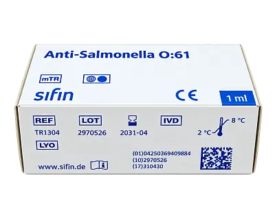 Реактив Анти-Сальмонелла O:6,1 (TR1304) Sifin Diagnostics GmbH Реактив Анти-Сальмонелла O:6,1 (TR1304) Sifin Diagnostics GmbH